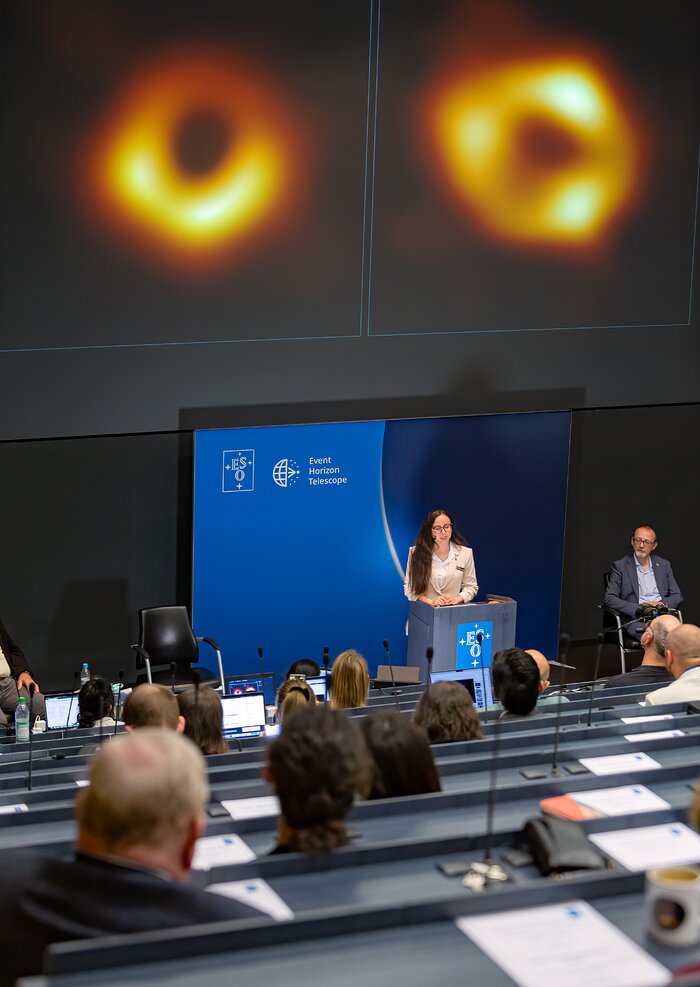 Sara Issaoun compares the two EHT black hole images