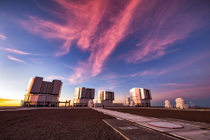 The VLT at sunset