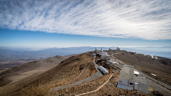 La Silla bathed in sunlight