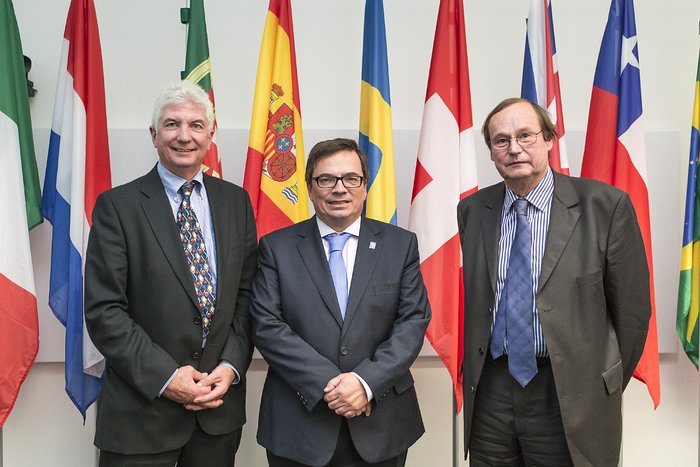 Three generations of ESO Council presidents