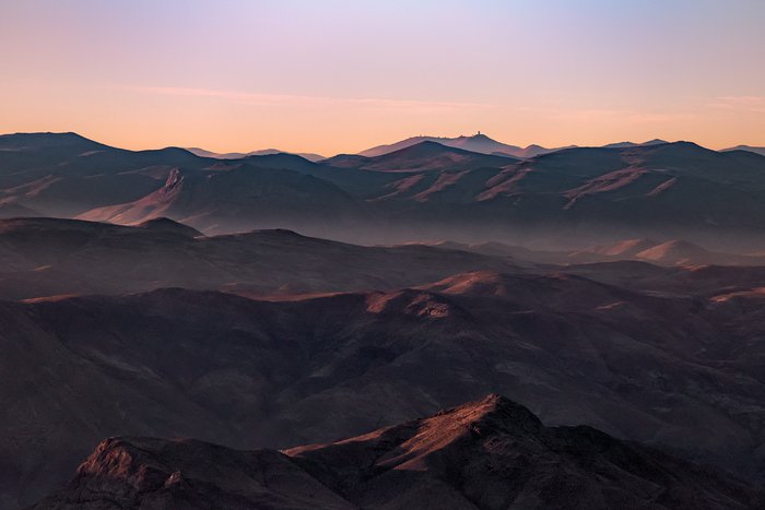 Dusk in the mountains