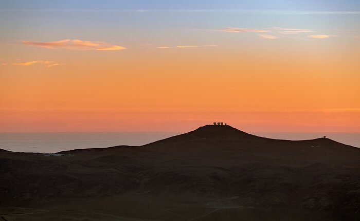 VLT at sunset