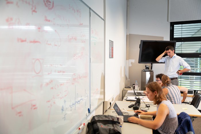 ESO Summer Research Programme — students at work