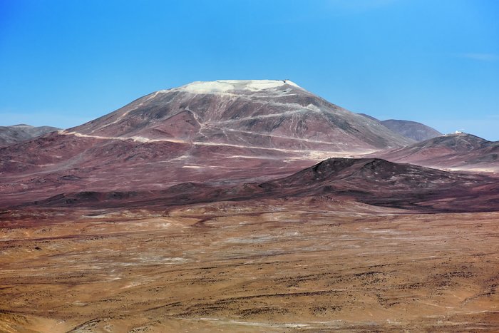 Dusty mountain