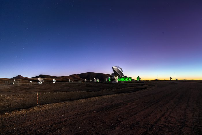 ALMA at twilight