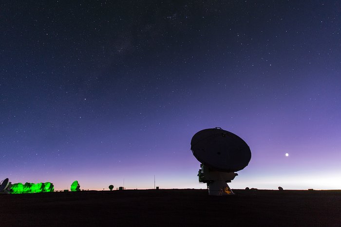 ALMA at twilight