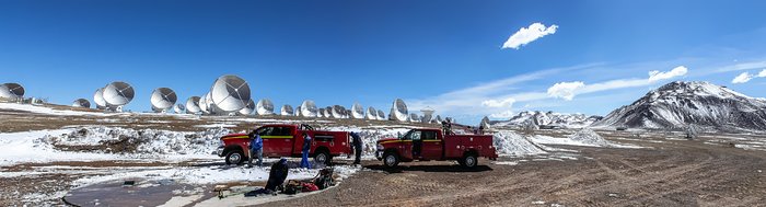 Engineering ALMA in the snow