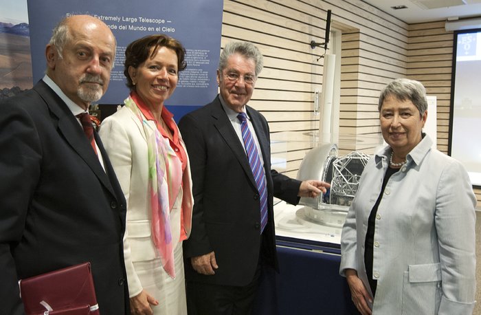 The President of Austria on the occasion of a visit to ESO’s premises in Chile