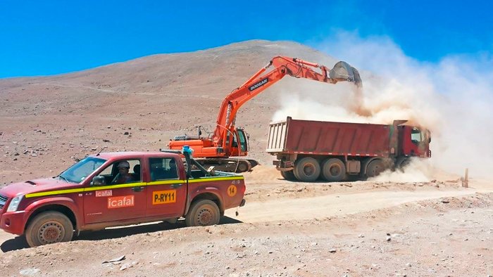 Início da construção da estrada para o Armazones