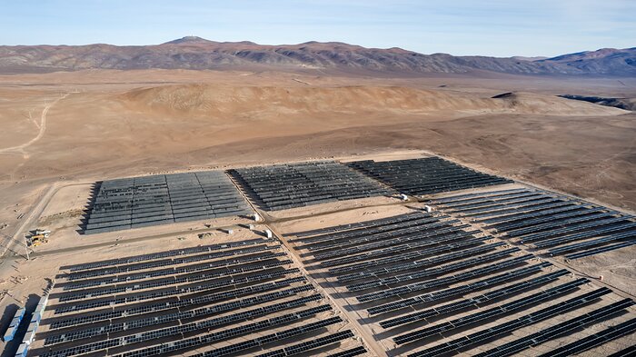 La centrale photovoltaïque de Paranal-Armazones