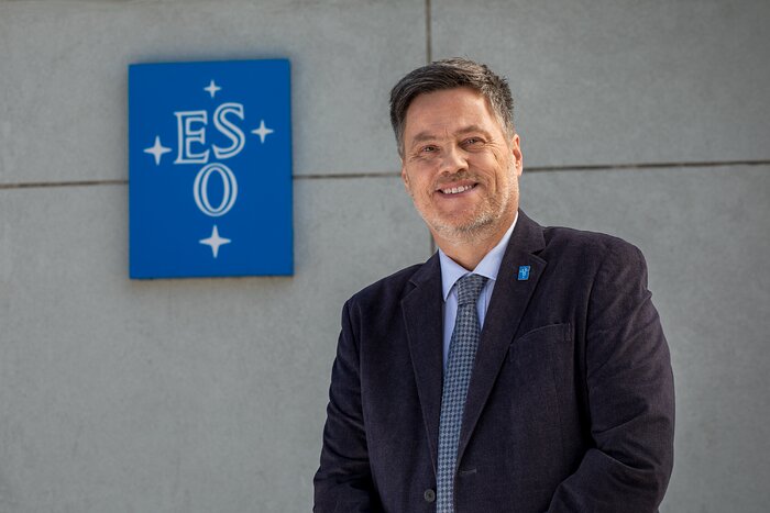 Andreas Kaufer at ESO’s office in Vitacura, Chile