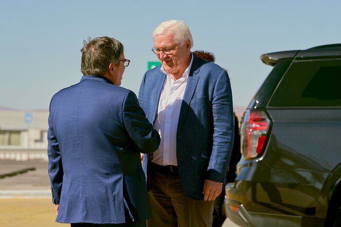 President Steinmeier welcomed at Paranal