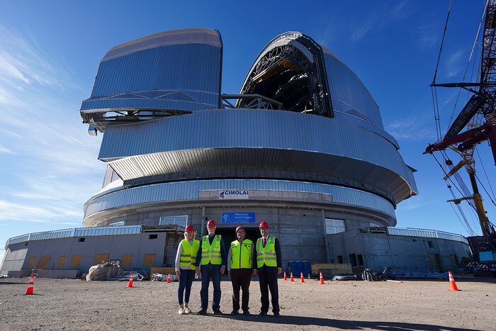 El Presidente de la República Checa y el Ministro de Relaciones Exteriores de Chile en el Extremely Large Telescope de ESO