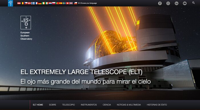 Sitio web del ELT en español