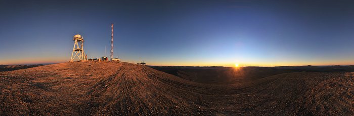 Solnedgang over Cerro Armazones