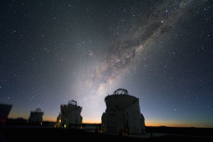 Flot himmel over Paranal