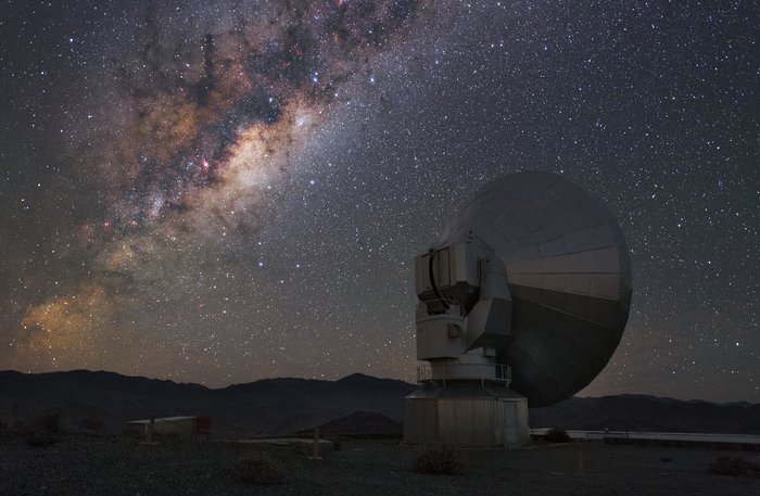 The Milky Way over SEST