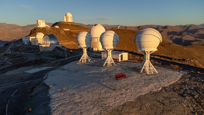 The BlackGEM array and other telescopes at ESO’s La Silla Observatory