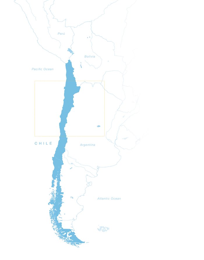 Map of Chile