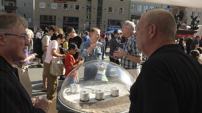 Claus Madsen and Ed Janssen at Wissenschaftssommer