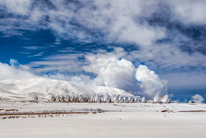 ALMA layered in snow