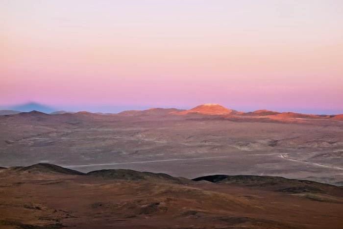 Cerro Armazones at sunset