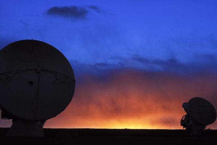 Sunset skyscape above Chajnantor