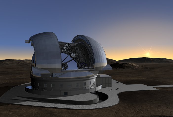 ELT in its enclosure (artist's impression)