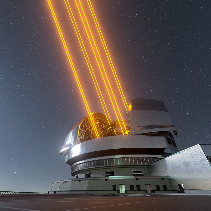 Artist's Impression of the ELT: A Sharp Eye on the Sky