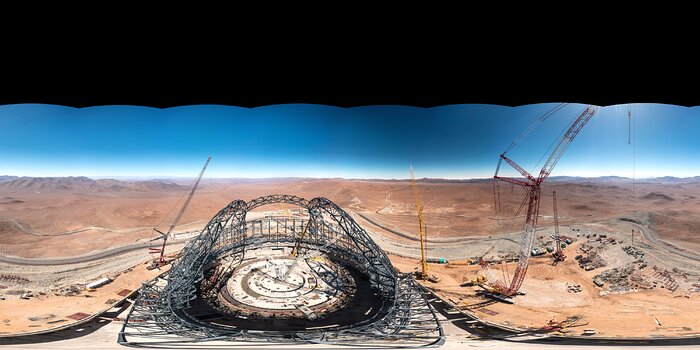 Vista de 360 grados del ELT y su entorno