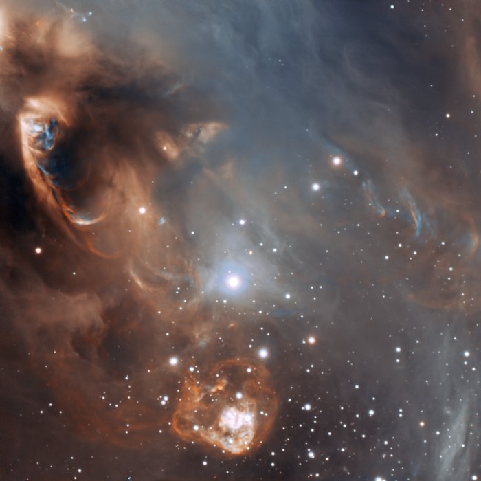 Close-up of the drama of star formation