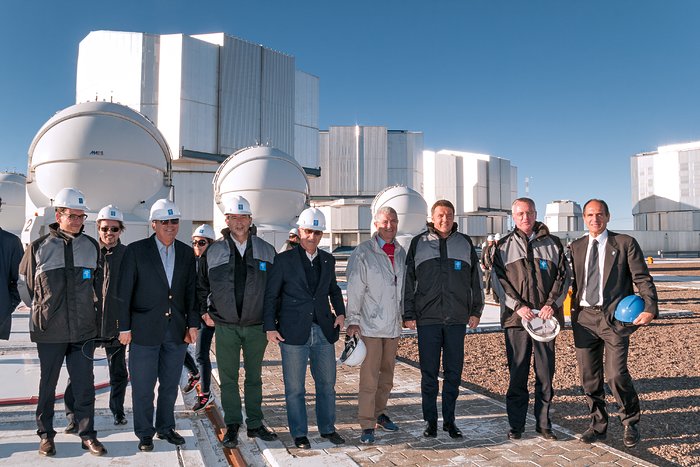 Primer ministro de Italia visita el Observatorio Paranal de ESO