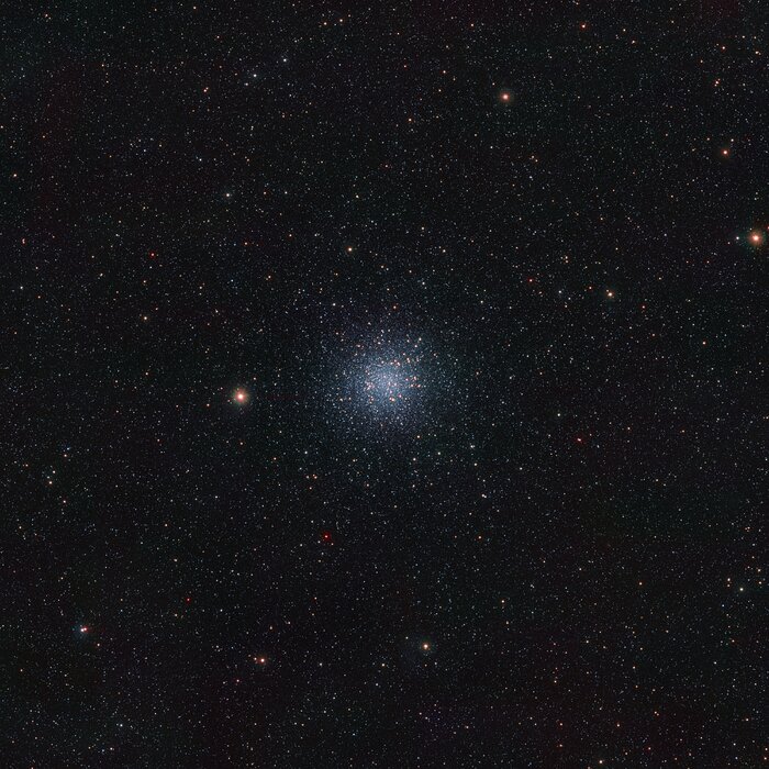 Vue infrarouge de l'amas globulaire Messier 22