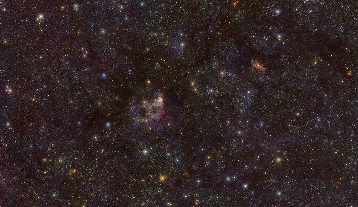 De nevels RCW 94 en 95 in infrarood licht