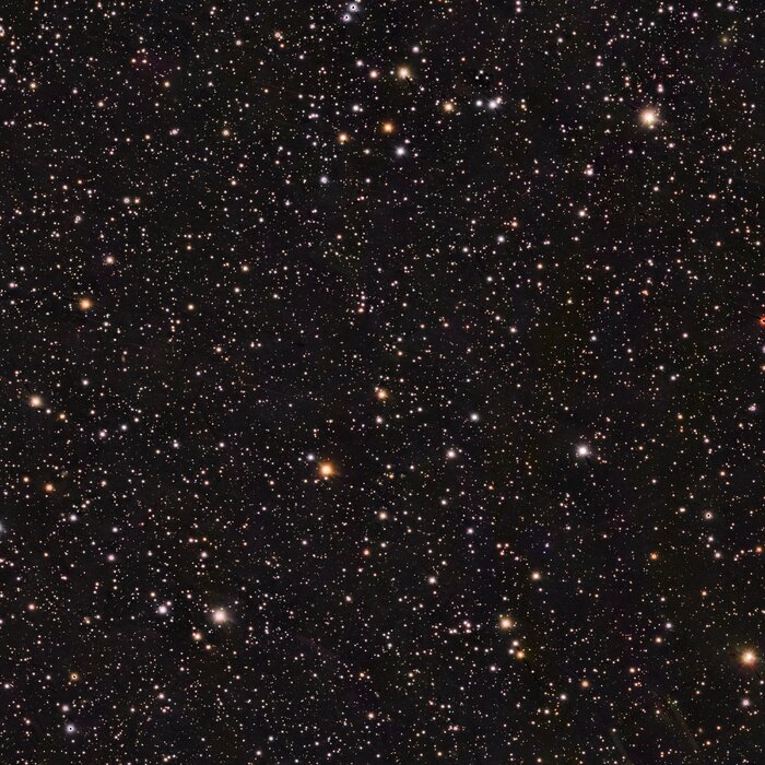 Vue grand champ (PanSTARRS) de la zone du ciel autour de l'étoile RXJ0528+2838