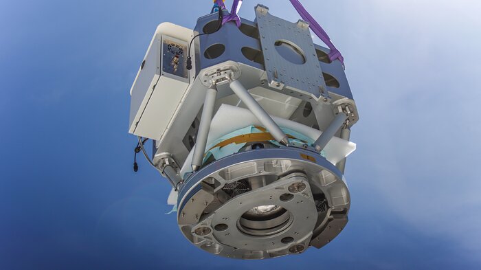 A célula do espelho do telescópio principal do PoET