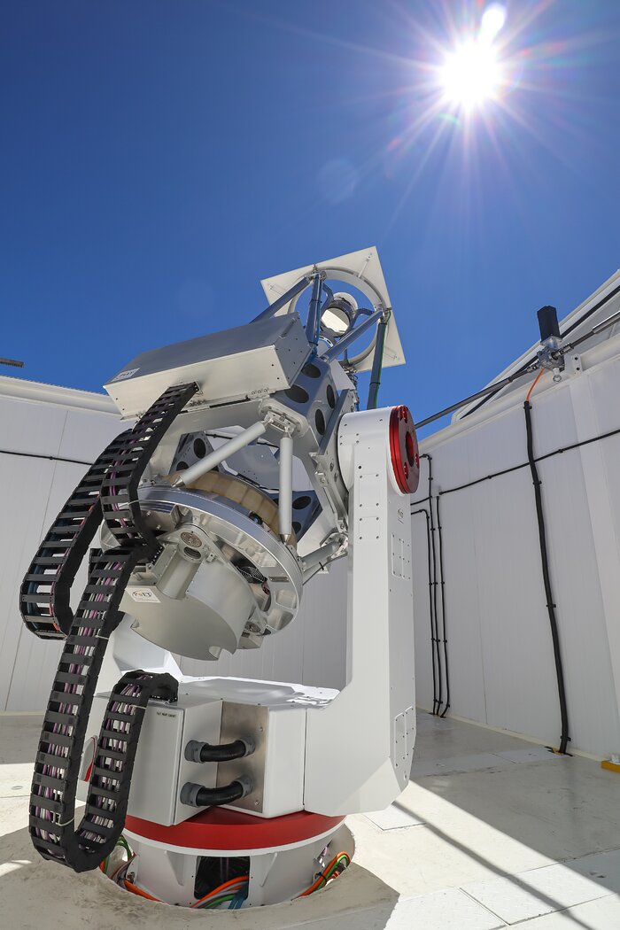 O telescópio PoET aponta para o Sol