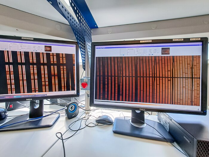 Primeiro espectro de luz solar capturado pelo PoET