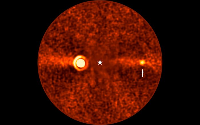 VLT:n ottama kuva Beta Pictoris d -eksoplaneetasta