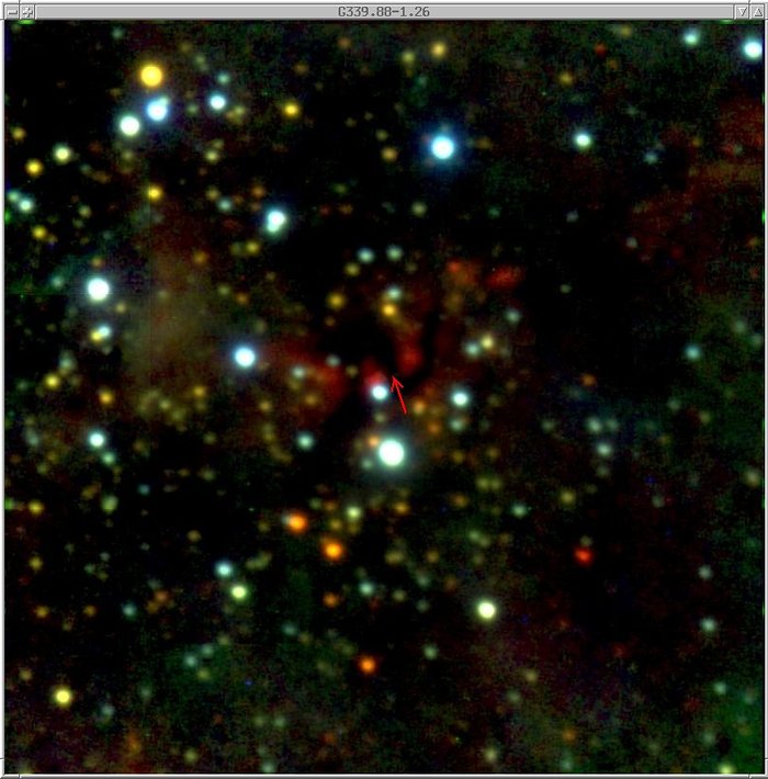 Primo disco circumstellare attorno a una stella massiccia