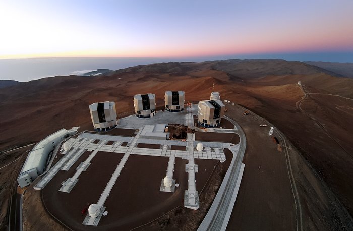 Vista Aérea de la Plataforma del VLT