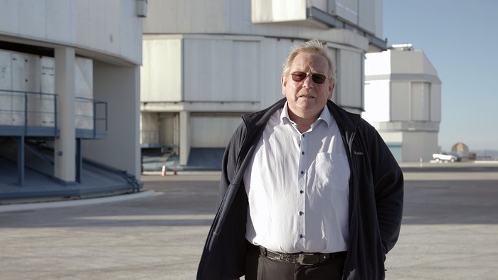 Professor Reinhard at the Paranal Observatory