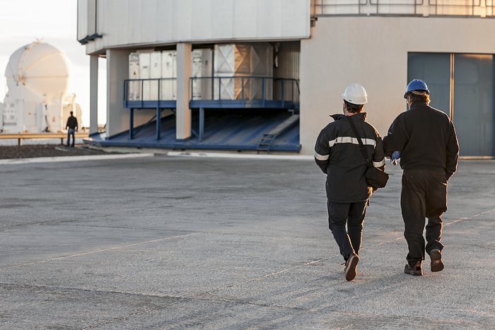 The Paranal Platform at sunset time