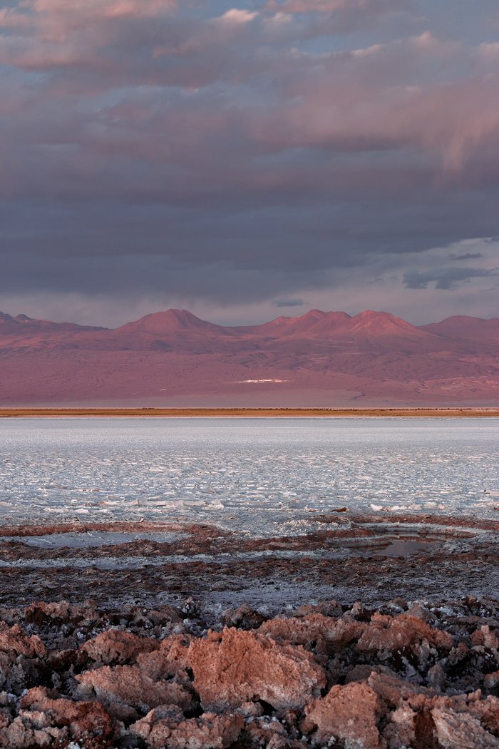 Across a salt lake to ALMA