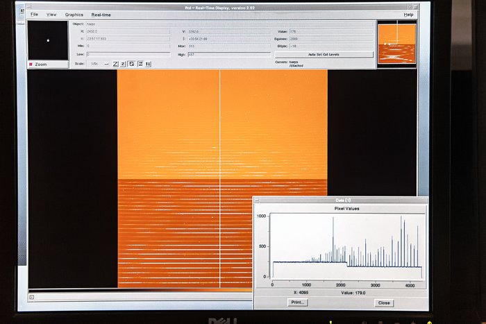 HARPS real-time display