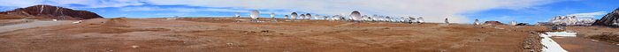 ALMA antennas panorama