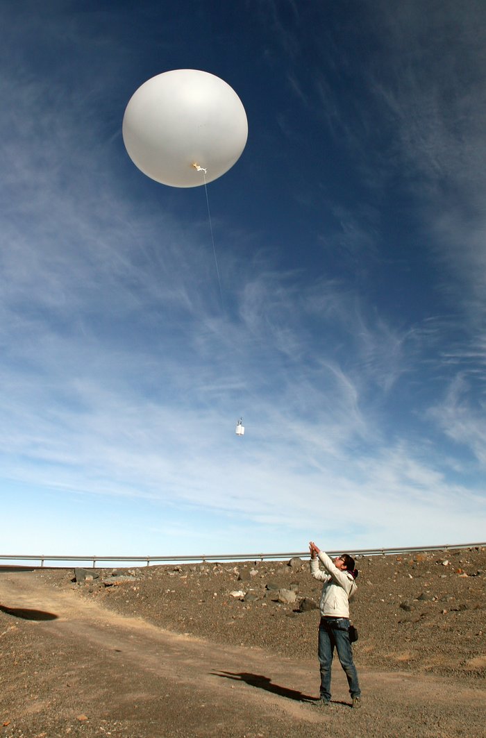 Globos Climáticos en Paranal en Apoyo al ELT