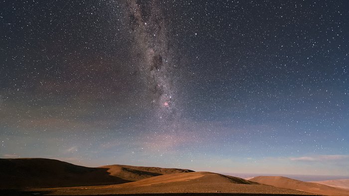 Bedroom view from Paranal Residencia