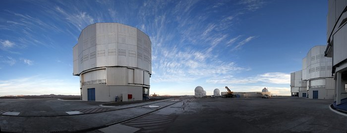 Panorámica del VLT en Paranal