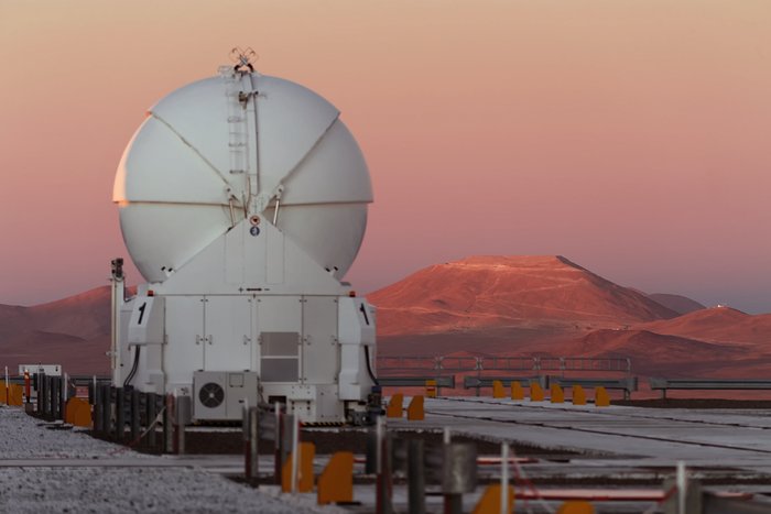 Sunset at Cerro Paranal and Cerro Armazones